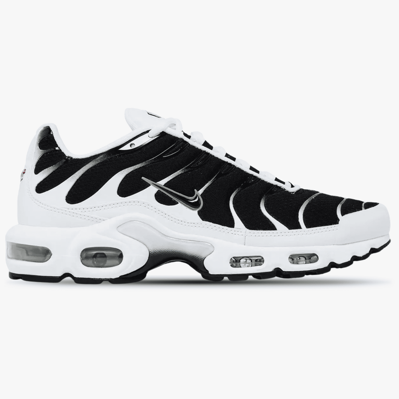 Nike Air Max Plus White Black Metallic Pewter